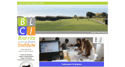 Desktop Screenshot of biarritz-frenchcourses-institute.com